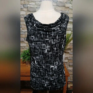 Studio‎ Works Abstract Blouse Business Casual Office Large